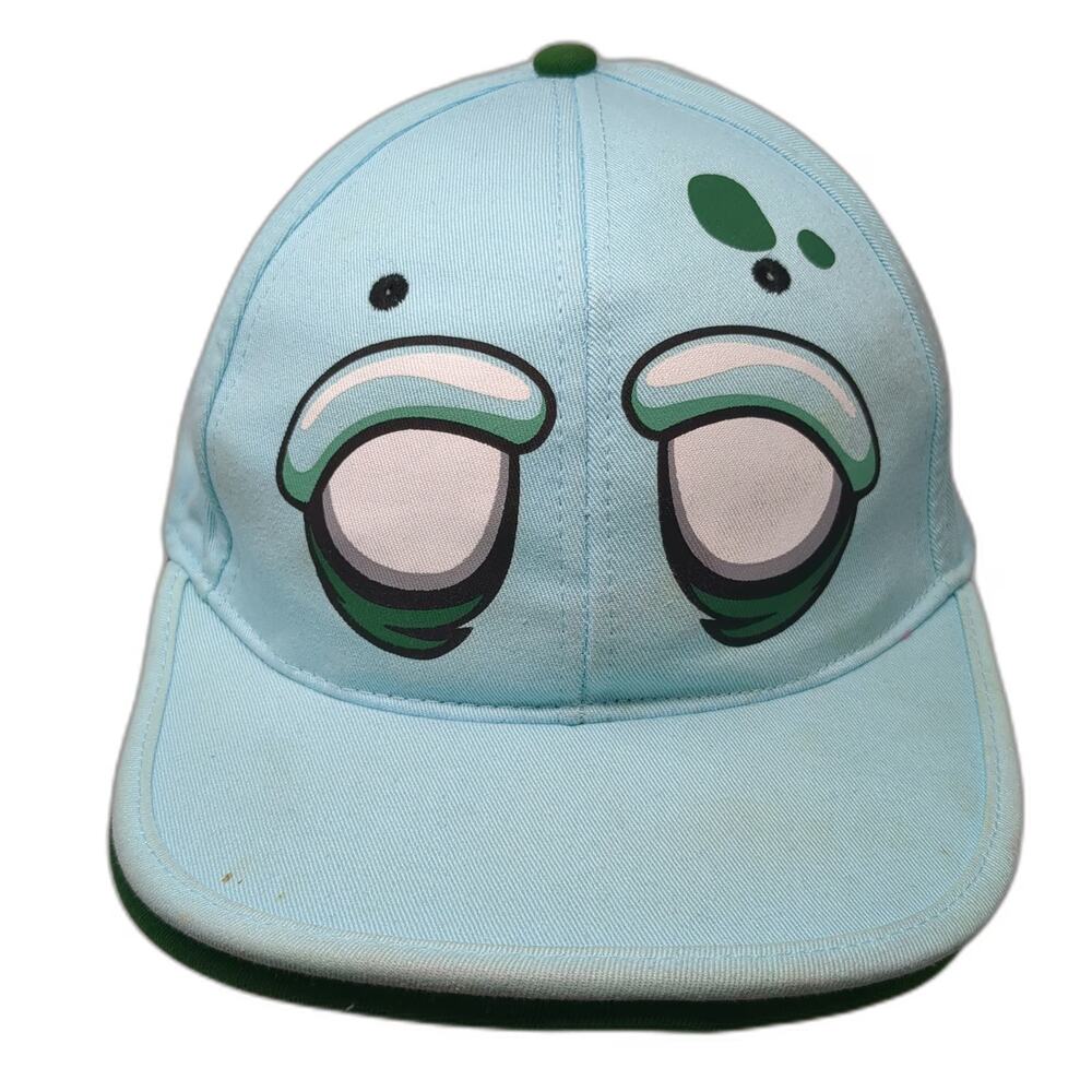 ABG Accessories Snapback Hat Blue One Size Bulbasaur Character Eyes Cotton